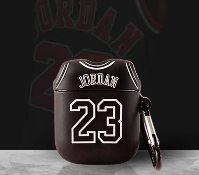 Black Michael Jordan Jersey 23 AirPods Case